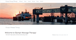 Desktop Screenshot of olympicmassagetherapy.com